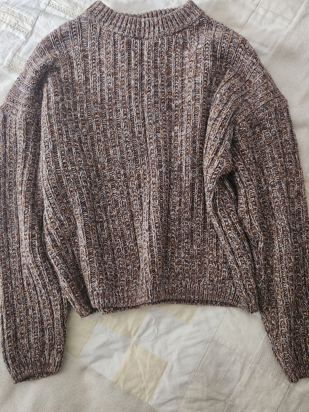Universal Thread Marled Ribbed Crewneck Sweater